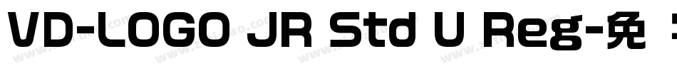 VD-LOGO JR Std U Reg字体转换